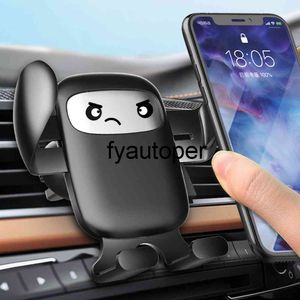 Gravity Car Phone Holder Air Vent Mobile Téléphone Support Dashboard Stand Mount Clip Smartphone GPS Support 4-7 Pouce Universel