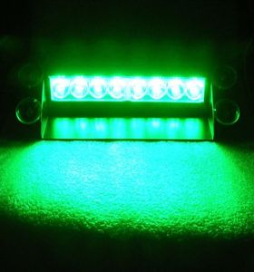 Vert 8 LED véhicule d'urgence voiture camion pare-brise avertissement Flash stroboscopique Lights5548934