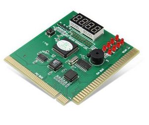 Green board 4-bit diagnostic card, computer motherboard 4-bit detection card, testing card, buzzer, memory detection and configuration manual