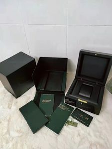 green box Watch Boxes Print Custom Card Model Serial Number Correct Papers Original Green for Boxes Booklets Watches