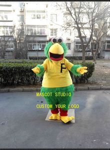 Déguisement de mascotte perroquet vert kit de déguisement fantaisie personnalisé thème mascotte déguisement de carnaval