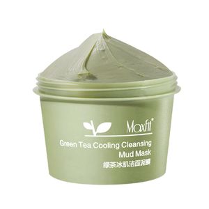 Mascarilla facial de barro Matcha de té verde Limpieza profunda Control de aceite Removedor de espinillas hidratante Anti acné Mejora el envejecimiento Limpiador de poros de la piel