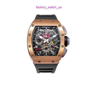 Grestest Gentlemen Reloj de pulsera RM Reloj RM Reloj de pulsera RM011-FM Felipe Massa Código de tiempo Reloj de pulsera de oro rosa para hombre RM011 DK