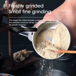 Griners 2024 Nuevo 400W Cereal multifuncional Cereal nueces de frijoles Especios Granos Grinder Coffee Machine para cocina para el hogar