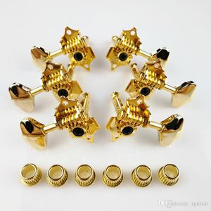Grover Vintage Guitar Machine Heads Tuners Gold Tuning Pegs (sin embalaje original)