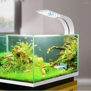 Cultiver des lumières 220V ue Aquarium Aquarium rétro-éclairage eau herbe herbe graine lampe étanche 6W 10W 15W plante aquatique lumière LED