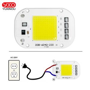 Grow Lights Driverless 220v 230v 240v DOB AC COB Module Chip No Need Driver LED Lamp Beads DIY Led Bulb Full Spectrum Grow Light Floodlight P230413