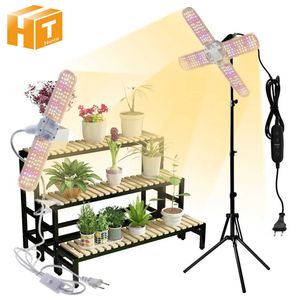 Luces de cultivo Juego de luces de cultivo de plantas flotantes de espectro completo para vegetales hidropónicos 24W 36W 48W SMD2835 para plantas con flores IP65 P230413