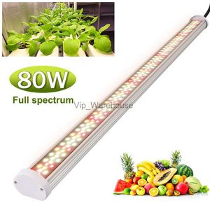 Grow Lights LED Grow Light Bar Lámpara de crecimiento de plantas de espectro completo con cable de alimentación Cultivo interior para invernadero Growbox Iluminación hidropónica YQ230927