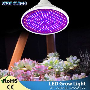 Grow Lights LED Grow Light Lampe à LED E27 4W 3W 50W 80W AC85-265V Lampe pour plantes d'intérieur à spectre complet IR UV pour système hydroponique à fleurs P230413