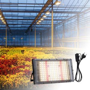 Luces de cultivo Lámparas de cultivo de espectro completo con luz LED para plantas al aire libre hidropónicas-EU 100W