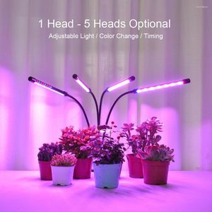 Grow Lights LED Light USB Phyto Seedling Lamp Full Spectrum Horticultural Phytolamp With Control For Indoor Cultivation Plant Flowering