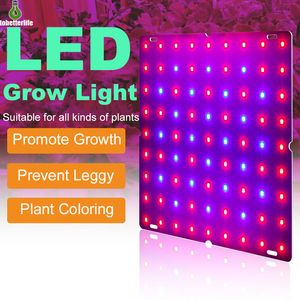 Lámparas de cultivo LED Grow Light 81LED 169LED AC85-265V IP20 Iluminación de plantas de espectro completo para plantas Flores