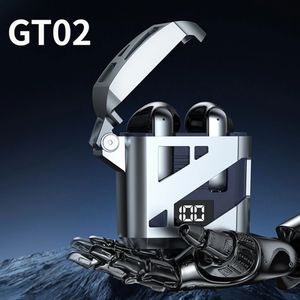 GT02 TWS casque Bluetooth écouteurs sans fil casque femmes jeu hommes sport intelligent stéréo Microphone affichage