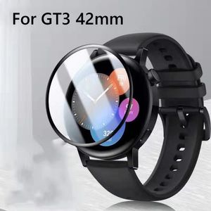 Cubierta de película protectora GT3 para Huawei Watch GT 3 GT3 Pro 42 mm 46 mm Smart Watch Screen Protector Soft Borde curvo Cubierta completa