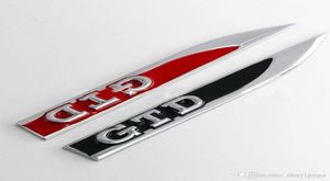 GTD Blade Side Fender Badge Emblem pour VW Golf 4 6 7 Passat B5 B6 B7 CC Polo Tiguan Touran Styling Accessory9957473