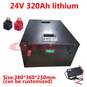 GTK 24 V 320AH Lithium li ion batterie pour 3000 W 4500 W avant mobile électrique pile camion empilage voiture chariot élévateur + 20A chargeur