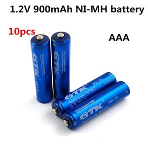 GTK Promotion !! 10pcs 1.2v 900mAh NIMH AAA baterías recargables para juguetes RC Herramientas de alimentación Sierras Laptop Cámaras Linterna