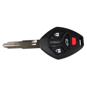 Garanti 100% 4 boutons Glain Retaline de voiture Remote clé à distance de clés de clés de clés de clés pour Mitsubishi 237g