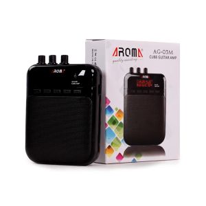 Guitar Aroma AG03M 5W MINI PORTABLE AMP GUITARE ENREGISTREUR TF TF CARTE Multifonction avec une distorsion Amplificateur de guitare Clear Eq Play