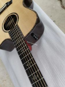Guitare Livraison gratuite Couture monmentor Body Solid Spruce acoustique Guitare Anscriptions AAA Guitare électrique peut expédier à partir du Royaume-Uni