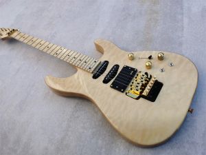 Guitare usine en bois d'origine couleur 6string électrique guitare matelongée finition érable male malenane