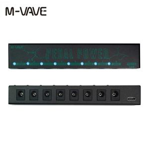 Guitare Mvave Guitar Effect Pédale Alimentation 8 Sorties CC isolées / Sortie USB 5V pour les accessoires de guitare de protection 9V