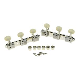 Guitare nickel w / ivory vintage 3 sur une plaque 3x3 Keys de réglage de guitare tuners pour LP sg jr guitare tuning cheville