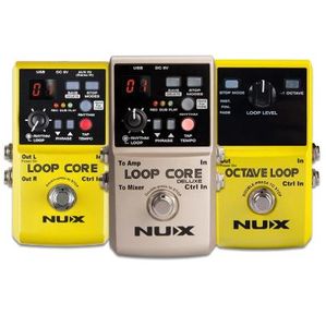 Guitare Nux Loop Core pédale effet guitare Looper 6 heures de temps d'enregistrement modèles de batterie avec Tap Tempo musique accessoires de guitare électrique