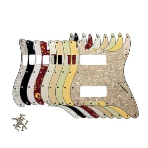 Guitar Plero Great Quality Guitar Parts 2 P90 Strat Guitar Pickguard sans trou pour américain pour nous 11 trous de vis Strat Humbuckers