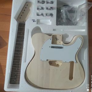 Kit de guitare électrique de style guitare TL Style Rosewoodboard 22 Syllabes Basswood Body Maple Cou DIY Transport gratuit