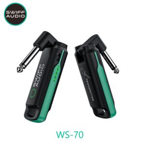 Swiff de guitarra WS70 Sistema inalámbrico de guitarra Transmisor para instrumentos de baja laticidad y altos accesorios de guitarra de reproducción de audio