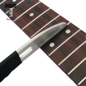 Guitare Tooyful Guitar Professional Luthier Tool Fichier en acier inoxydable pour les frettes de guitare avec des abrasifs en diamant pour le ukulélé de basse