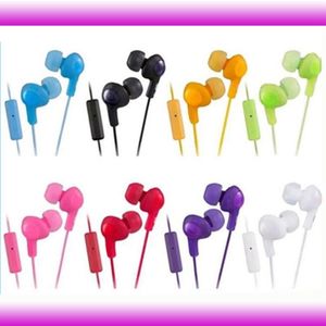 Gumy HA FR6 Gummy Casque Écouteurs 3.5mm mini in-Earphone HA-FR6 Gumy Plus avec MIC et Télécommande Pour téléphone Android intelligent avec emballage de vente au détail MOQ100