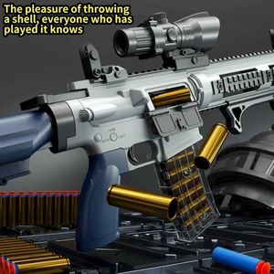 Gun Toys 2024 M416 éjection de coque pour balles souples fusil de sniper EVA armes à chargement manuel pistolet jouet CS jeu de combat cadeau Aldult 240307