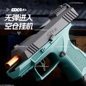 Gun Toys 2024 nouveau revêtement d'éjection continue Gx4 pistolet jouet pistolet mécanique balle molle pour adultes et garçons de Macaron 240307