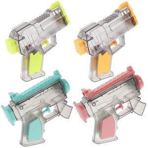 Gun Toys 4 Pcs Transparent Water Shooter Kids Supply Toy s Wear résistant Party Favor Cartoon Abs Plastic Pool Summer 230711