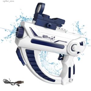 Gun Toys Electric Galaxy Water Gun - un jouet futuriste de grande capacité avec un design unique utilisé pour le divertissement épique en plein air et les jeux rechargeable240327