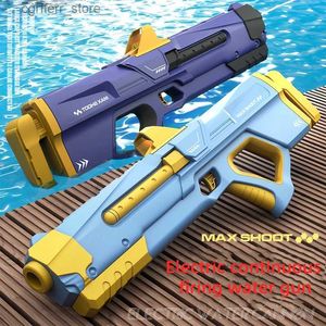 Pistola de juguete Pistola de agua eléctrica Pistola de juguete para niños Roqin Lexington Rociador automático Red Fiesta Cañón de ahorro de agua Juguete al aire libre240327