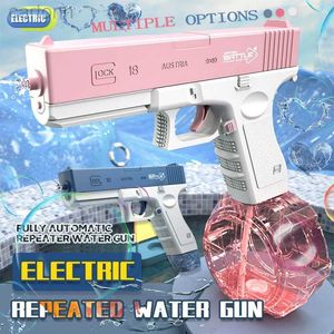 Juguetes de pistola Explosivo completamente automático Agua eléctrica Gun Boy en agua Rifle de disparos de disparo al aire libre CS disparando a Halloween Rol-Play 240408