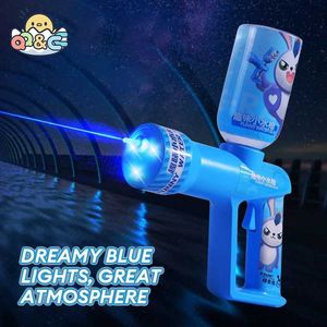 Gun Toys Pistolet à eau amusant entièrement automatique, jouet lumineux pour enfants, fête d'été, pistolet à eau électrique en coton, jouets d'extérieur pour garçons et filles, cadeaux pour enfants L2403