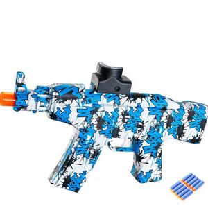 Pistola de juguete Gatling Electric Gel Blaster Splatter Ball Beads Bullets Water CS Fighting Juego al aire libre Airsoft Fro Kids Gift T230615
