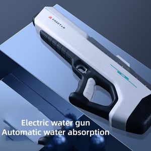 Pistola Juguetes Pistola de agua de alta presión Absorción de agua automática Pistola de agua eléctrica Alta tecnología Agua automática SoakerGuns Juegos de gran capacidad 230711