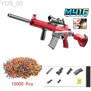 Pistolet jouets M416 Paintball manuel pistolets jouets pour garçons avec balle d'eau Airsoft modèle en plastique Cosplay Grops cadeau d'anniversaire YQ240307