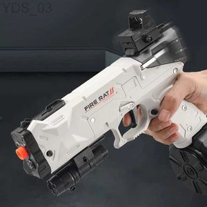 Gun Toys Nouveaux produits 7.4 V pistolet jouet à boule de Gel de rat de feu à grande vitesse avec prise Orange et Double chargeur pour Paren interactif extérieur YQ240307