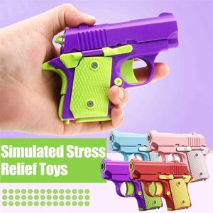 Juguetes de armas Otros juguetes Modelo de gravedad impreso en 3D Salto simple Mini pistola de juguete No disparar Cachorro Rábano Cuchillo de juguete para niños Juguete antiestrés Regalo de Navidad Niño 2400308