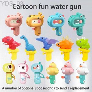 Gun Toys Roaring Fun avec pistolet à eau dinosaure pour enfants de dessin animé - Le petit pistolet à eau parfait pour des batailles d'eau sans fin YQ240307