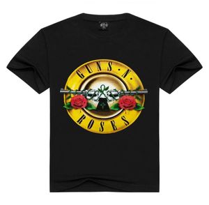 Camiseta para hombre Guns and Roses, camisetas de manga corta con cuello redondo, camisetas estampadas en 3D a la moda para el verano 9515873