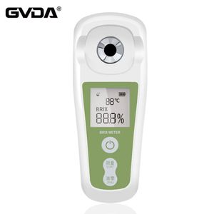 GVDA Refractómetro Digital Medidor Brix Miel Jugo de Fruta Vino Cerveza Alcohol Contenido de Azúcar Instrumento de Medición Sacarímetro 240102