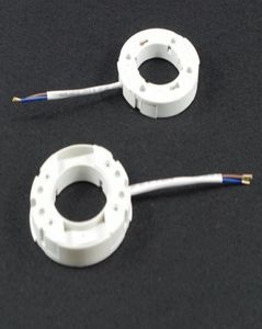 Conector de soporte de superficie Base GX53, conector blanco para lámpara de luz LED para armario, bombilla CFL AC220240V 5060Hz4790545